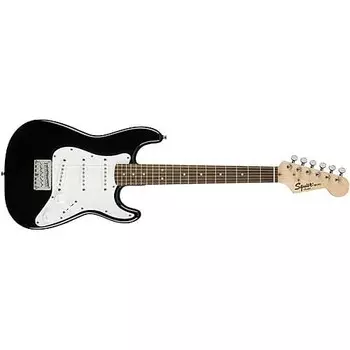 Электрогитара Squier Bullet Mini Stratocaster V2 SSS Beginner Electric Guitar, Indian Laurel Fingerboard, Black
