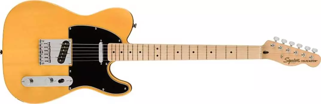 Электрогитара Squier by Fender Affinity Series Telecaster Electric Guitar, Butterscotch Blonde