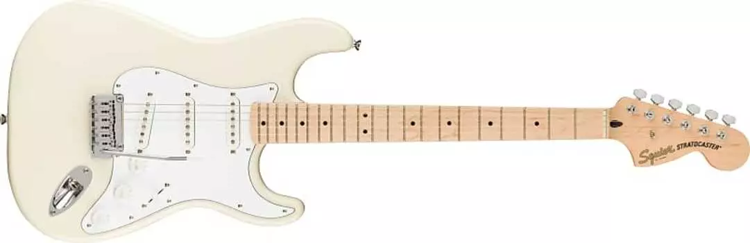 Электрогитара Squier by Fender Affinity Stratocaster Electric Guitar Olympic White