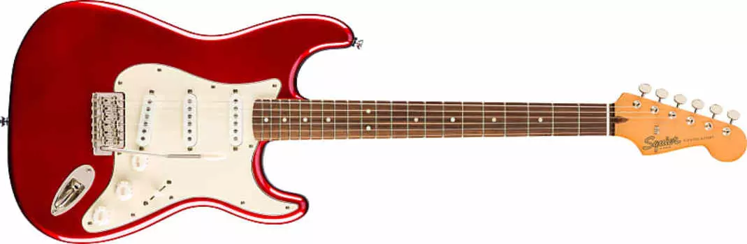 Электрогитара Squier by Fender Classic Vibe 60s Stratocaster Laurel Fretboard, Candy Apple Red