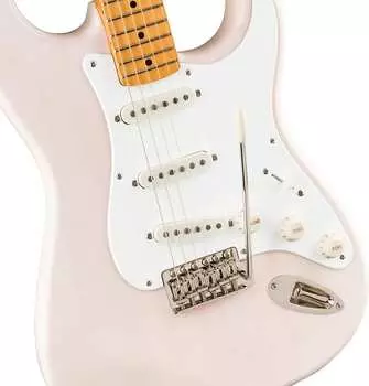 Электрогитара Squier Classic Vibe '50s Stratocaster Guitar Maple Fingerboard, White Blonde