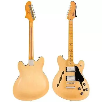 Электрогитара Squier Classic Vibe Starcaster Semi-Hollow Electric Guitar - Natural