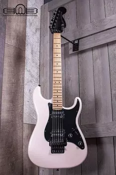 Электрогитара Squier Contemporary Stratocaster HH FR, Roasted Maple Fingerboard, Black Pickguard, Shell Pink Pearl Electric Guitar - See description!