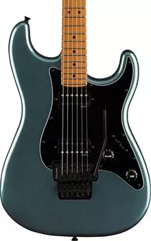 Электрогитара Squier Contemporary Stratocaster HH FR. Roasted Maple Fingerboard, Black Pickguard, Gunmetal Metallic