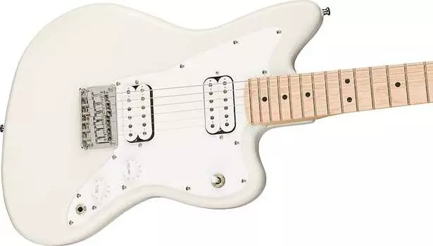 Электрогитара Squier Mini Jazzmaster Electric Guitar, Maple Fingerboard, Olympic White