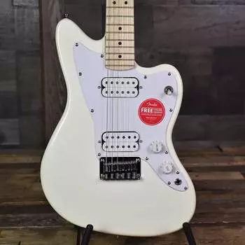 Электрогитара Squier Mini Jazzmaster HH Maple Fingerboard, Olympic White