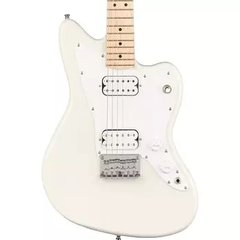 Электрогитара Squier Mini Jazzmaster HH Maple, White Pickguard Olympic White