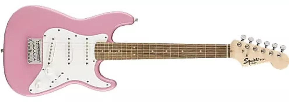 Электрогитара Squier Mini Strat Shell Pink