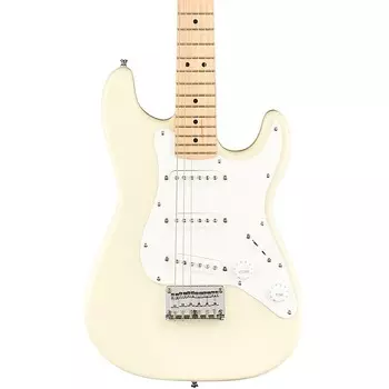 Электрогитара Squier Mini Stratocaster Maple Fingerboard Limited-Edition Electric Guitar Olympic White