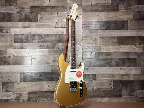 Электрогитара Squier Paranormal Custom Nashville Stratocaster, Laurel Fingerboard, Parchment Pickguard, Aztec Gold