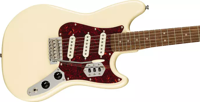 Электрогитара Squier Paranormal Cyclone Elec. Guitar, Laurel Fingerboard, Tortoiseshell Pickguard, Pearl White