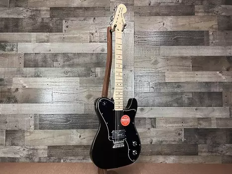 Электрогитара Squier Paranormal Esquire Deluxe, Maple Fingerboard, Black Pickguard, Metallic Black