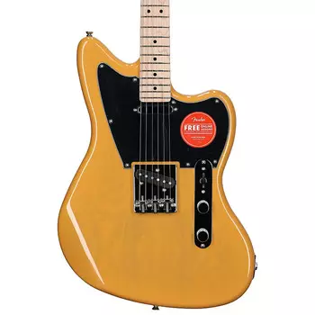 Электрогитара Squier Paranormal Offset Telecaster, кленовый гриф, коричневые солнечные лучи