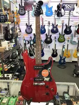 Электрогитара Squier Paranormal Strat O Sonic Electric - Crimson Red Transparent