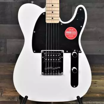 Электрогитара Squier Sonic Esquire H, Maple Fingerboard, Black Pickguard - Arctic White