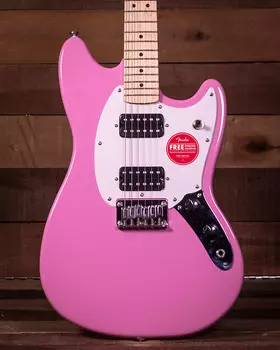 Электрогитара Squier Sonic Mustang HH, Maple FB, Flash Pink