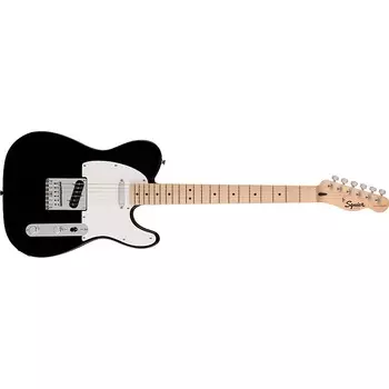 Электрогитара Squier Sonic Telecaster Guitar, Maple Fingerboard, White Pickguard, Black