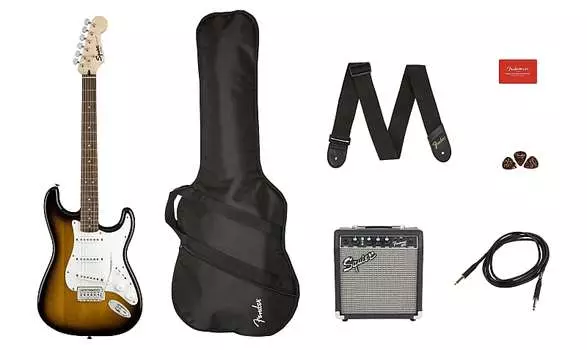 Электрогитара Squier Stratocaster Pack Brown Sunburst