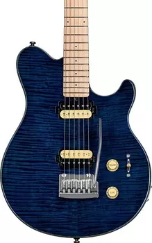 Электрогитара Sterling AX3FM Axis Flame Maple Top Electric Guitar, Neptune Blue