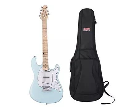 Электрогитара Sterling by Music Man S.U.B. Cutlass SSS in Daphne Blue + Gator Gig Bag