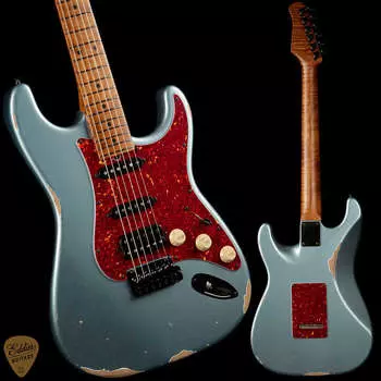 Электрогитара Suhr Eddie's Guitars Exclusive Classic S Antique Roasted - Ice Blue Metallic
