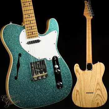 Электрогитара Suhr Eddie's Guitars Exclusive Custom Classic T Roasted - Aqua Sparkle