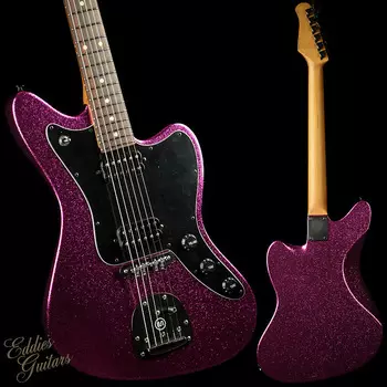 Электрогитара Suhr Eddie's Guitars Exclusive Roasted Classic JM Mastery - Magenta Sparkle