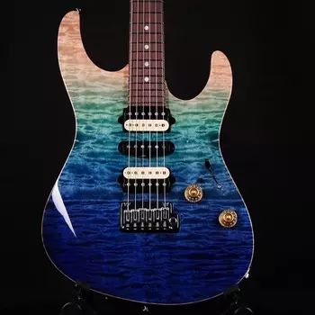 Электрогитара Suhr Modern Custom Aqua Blue Gradient HSS Guthrie Govan Spec 2023