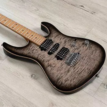 Электрогитара Suhr Modern Plus HSH Guitar, Roasted Maple Fingerboard, Trans Charcoal Burst