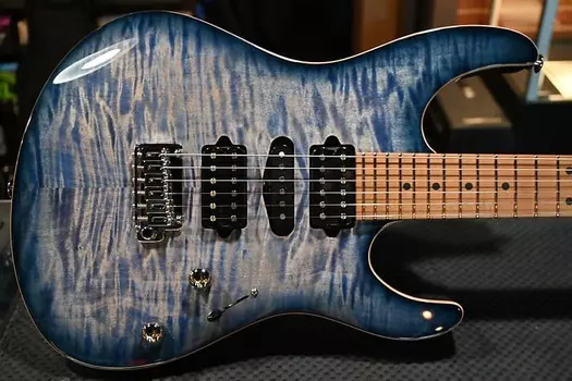 Электрогитара Suhr Modern Plus Roasted Maple - Faded Trans Whale Blue Burst #2244