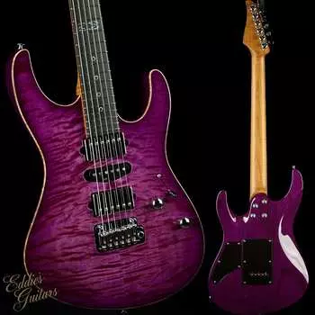 Электрогитара Suhr Modern - Trans Purple Burst/Roasted Flame Maple Neck
