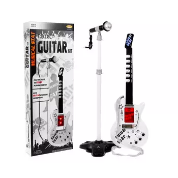 Электрогитара + звук микрофона + свет 1DEA.me