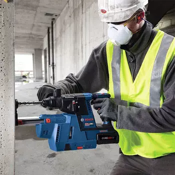 Электромолот Bosch GBH18V-26/GBH187-Li + пылесборник GDE18V-16