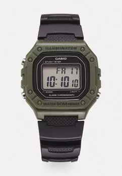 Электронные часы Casio, черный/зеленый