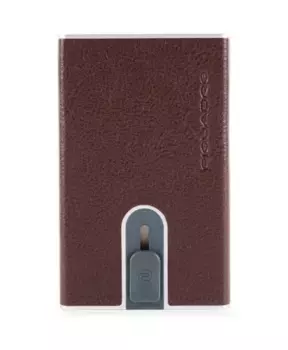 Электронный кошелек для кредитных карт Dark RFID Piquadro, коричневый