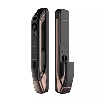Электронный замок Kaadas K20 Max Plus V2, биометрический, черный/бронзовый