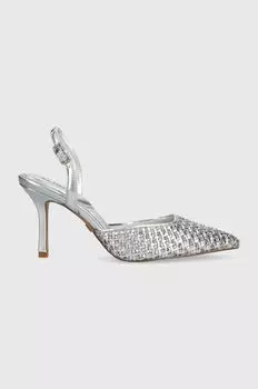 Элеонора на высоких каблуках Aldo, серебро