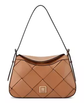 Элеонора Средняя трансформируемая сумка через плечо Nine West, коричневый