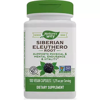 Элеутерококк сибирский Nature's Way, 100 веганских капсул