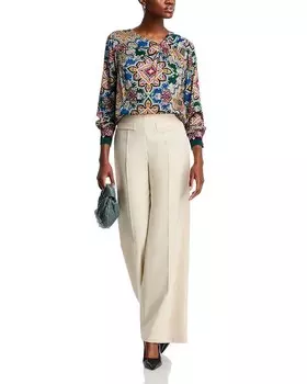 Эли Тахари Блузка Валери Elie Tahari, мультиколор