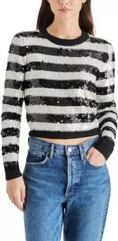 Элина Свитер Steve Madden, цвет Black/White