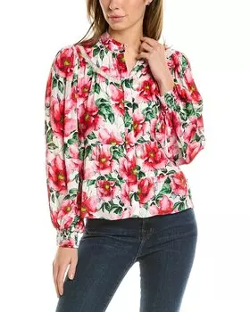 Элис + Оливия Джейслин Топ alice + olivia, белый