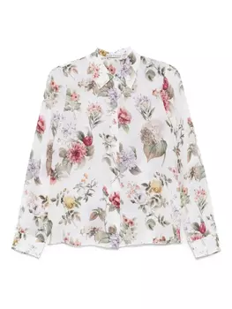 Элис + Оливия рубашка Вилла Alice + Olivia, белый
