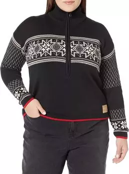 Элис Свитер Dale of Norway, цвет Black Off-White Smoke Raspberry