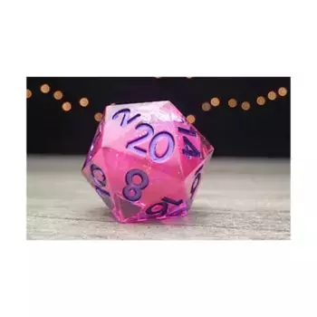 Эликсир d20 - Розовый с фиолетовым, Elixir Liquid Core Dice