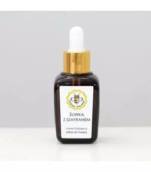 Эликсир для лица Слива с шафраном, 30 мл, производитель Miodowa Mydlarnia