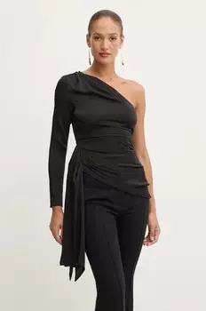 ЭЛИЗАБЕТТА блузка Bardot, черный