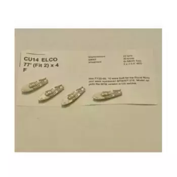 Элко 77' (впнфит 2), Figurehead Ships - WWII Coastal Forces - United States (1:1250) (Noble Miniatures)