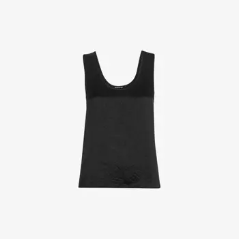 Элла, свободный атласный топ Whistles, черный