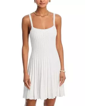 Эллен Мини-платье STAUD, слоновая кость/кремовый